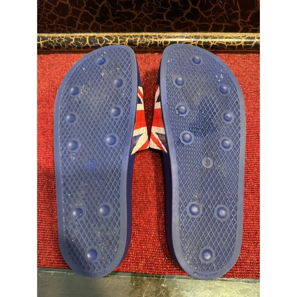 Adidas x Originals Adilette England UK Flag Slides Sandals Men Size 9